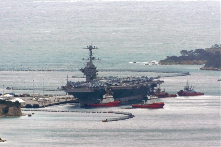 Στη Σούδα το θηριώδες αμερικανικό αεροπλανοφόρο «Harry S. Truman»