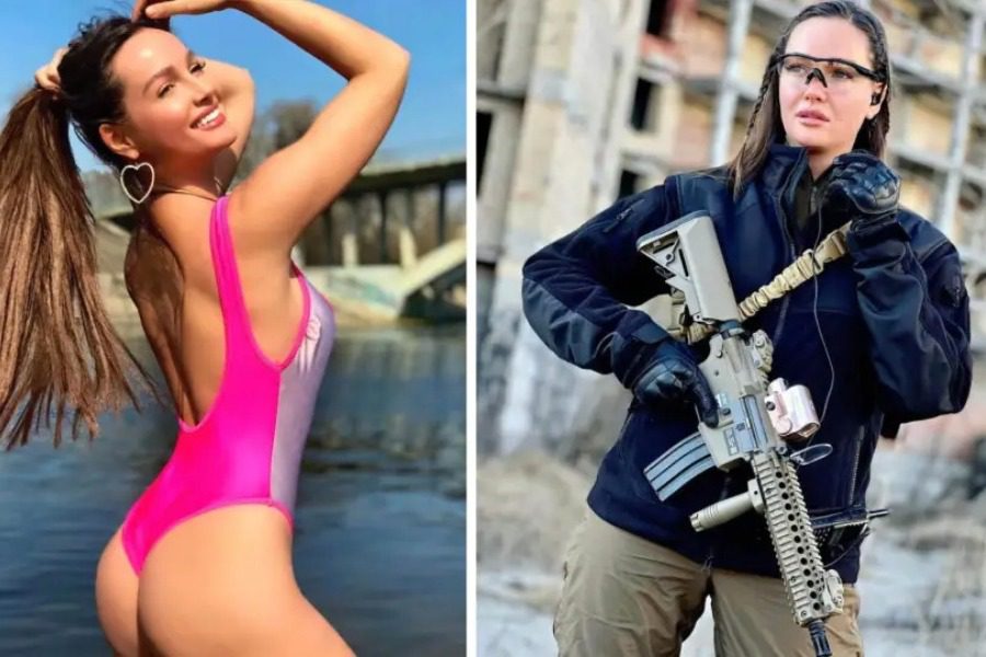 Η Μις Ουκρανία αφήνει τις πασαρέλες και πηγαίνει στον πόλεμο κατά της Ρωσίας