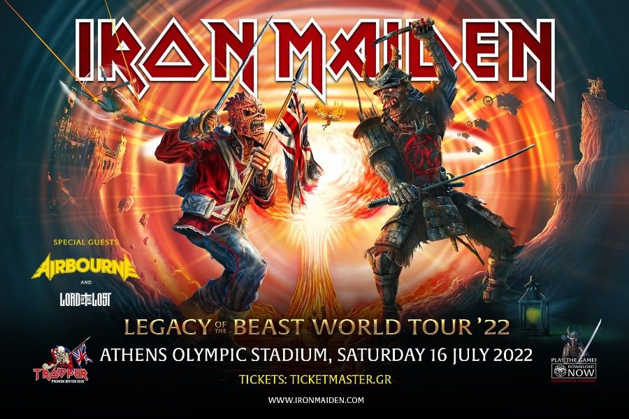 Οι Iron Maiden έρχονται στις 16 Ιουλίου στο ΟΑΚΑ