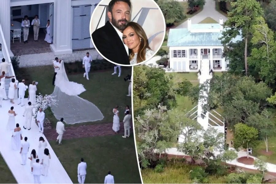 O υπερπολυτελής γάμος της Jennifer Lopez με τον Ben Affleck