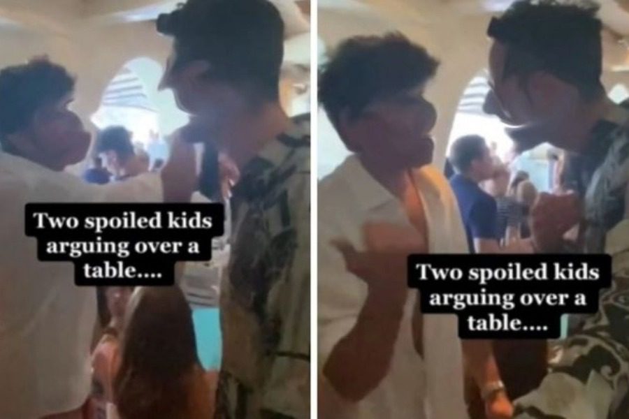Απίθανο βίντεο: Πλουσιόπαιδα μαλώνουν σε beach bar της Μυκόνου