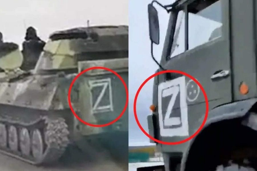 Ουκρανία: Το μυστηριώδες «Ζ» που έχουν ζωγραφισμένο πάνω τους όλα τα Ρωσικά τανκς