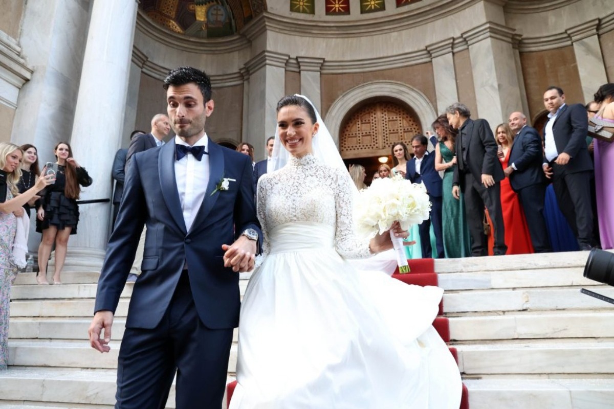 Αννα Πρέλεβιτς – Νικήτας Νομικός: Λαμπερός γάμος για το ζευγάρι στο Κολωνάκι