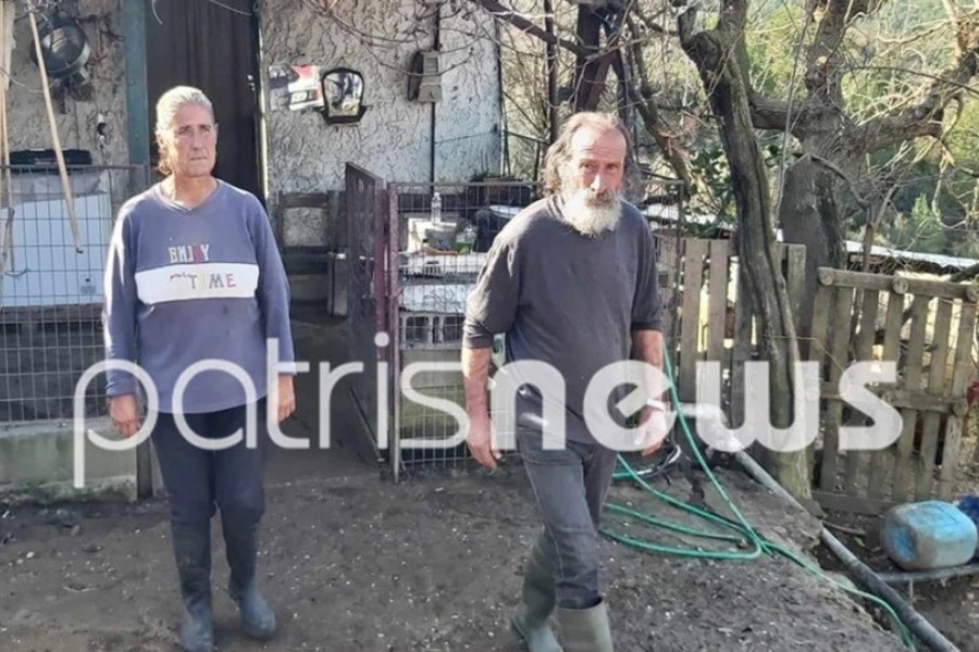 Έκκληση για βοήθεια από ζευγάρι κτηνοτρόφων στην Ηλεία, ζουν χωρίς στέγη πάνω απ’ το κεφάλι τους
