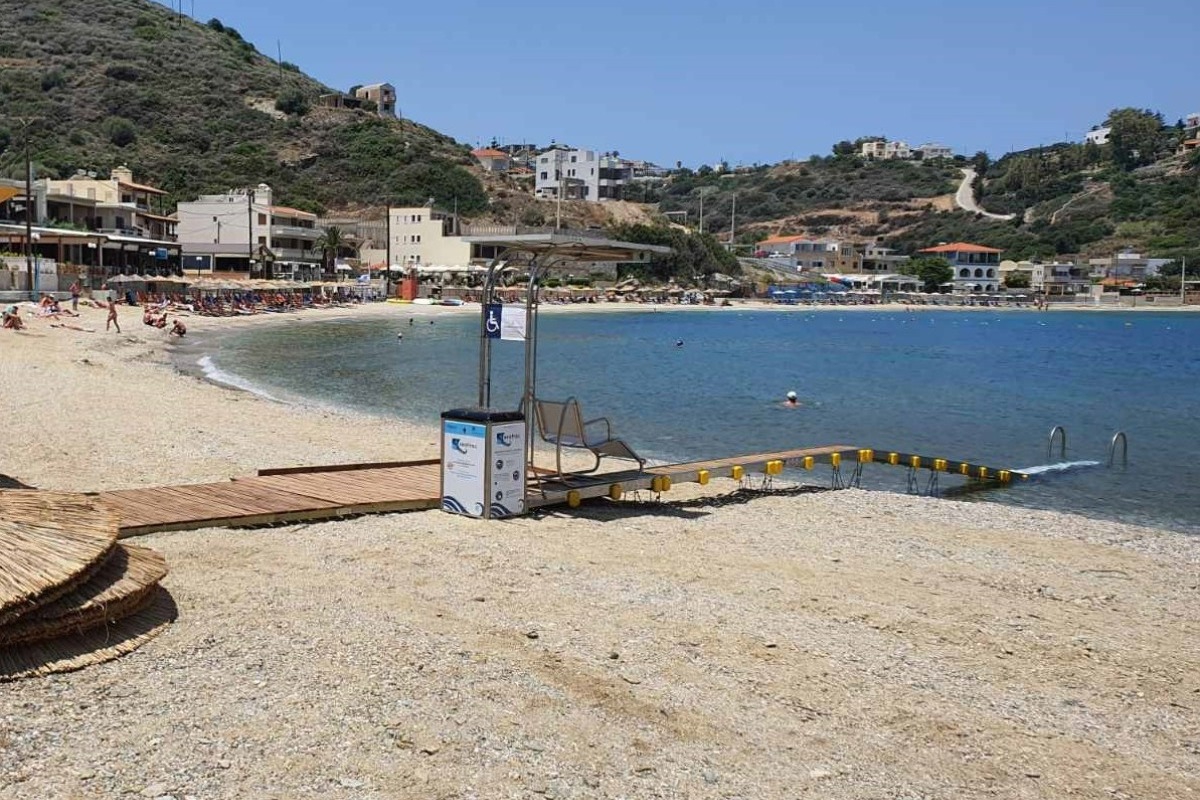 Αθηναϊκή Ζυθοποιία: Τοποθέτηση θαλάσσιας ράμπας (seatrac) στην παραλία Λυγαριά