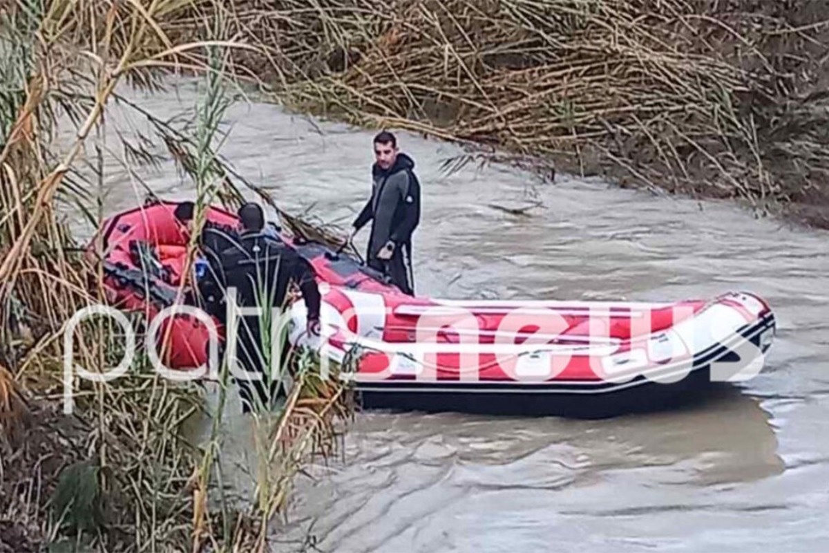 Νεκρή η γυναίκα που παρασύρθηκε από χείμαρρο στην Ηλεία μαζί με τον σύντροφό της