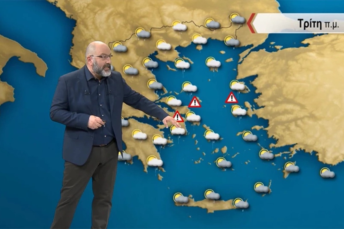 Αρναούτογλου: Προσοχή και στην Αττική αύριο – Μέχρι τι ώρα θα έχει μπόρες και καταιγίδες