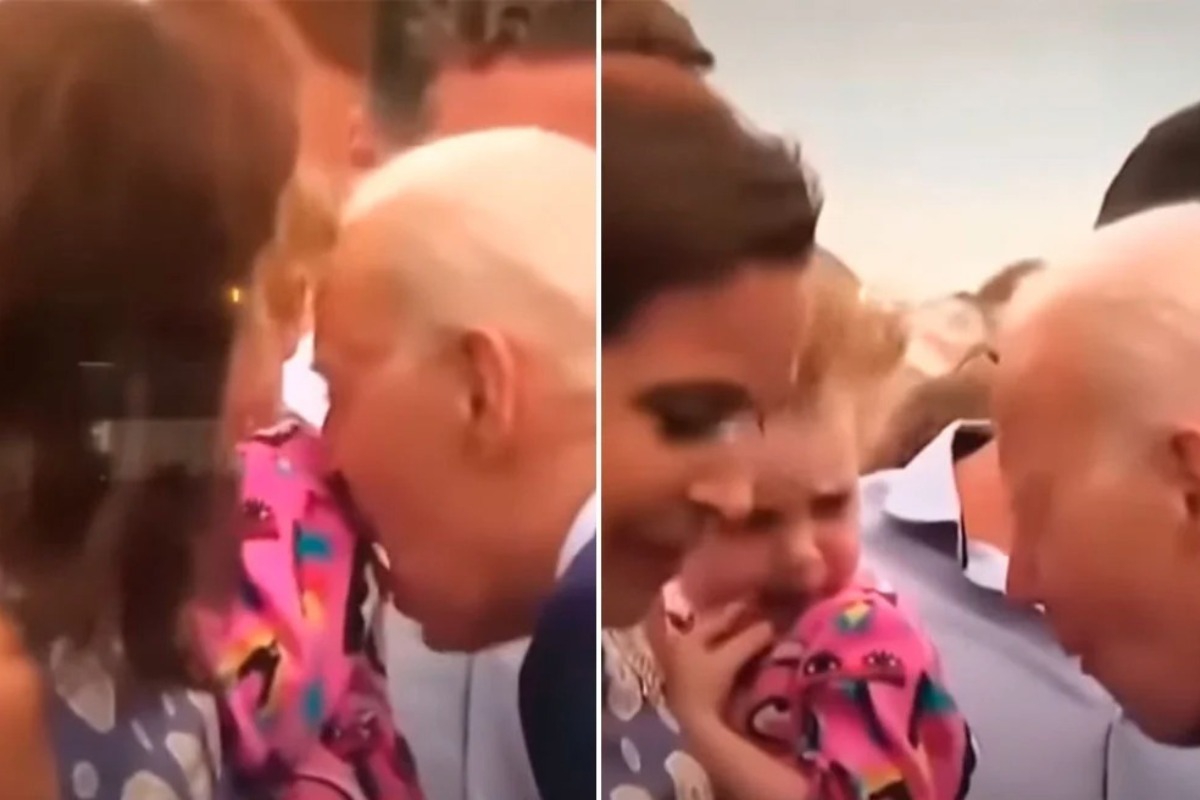 «Creepy Joe»: Ο Biden φιλάει και... μυρίζει μωρό κοριτσάκι