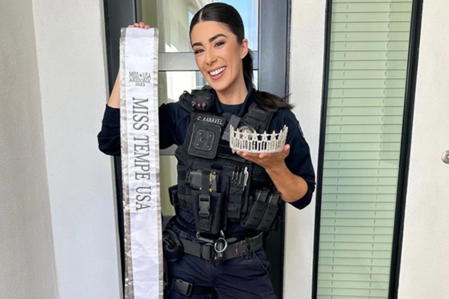 Η πανέμορφη αστυνομικός που κέρδισε το στέμμα της Miss Arizona