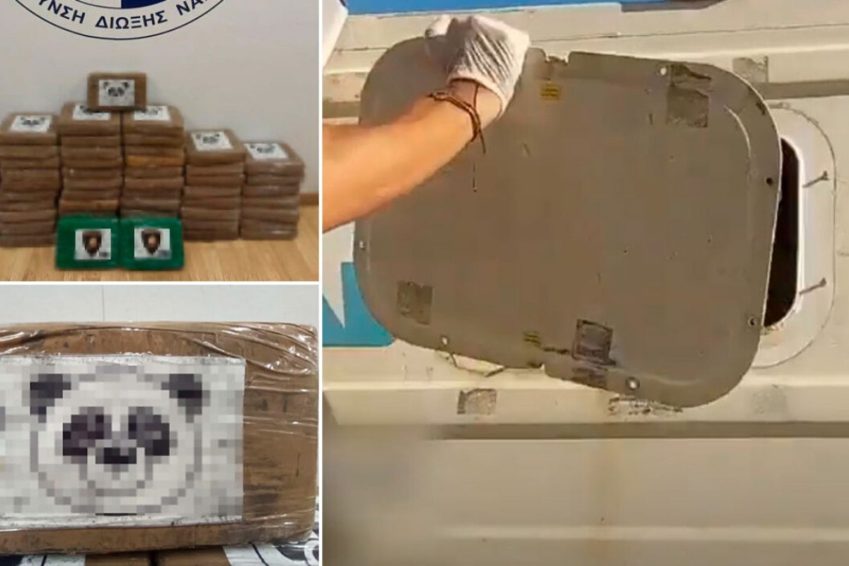 Βρήκαν 64 κιλά κοκαΐνης σε κοντέινερ με γαρίδες στον Πειραιά