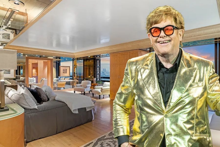 Το σπίτι του Elton John στην Ατλάντα είναι ένα θεόρατο διαμέρισμα