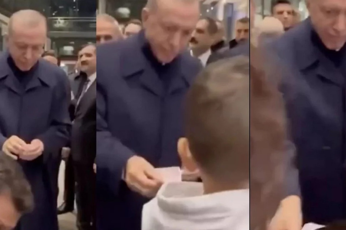 Βίντεο: «Ήρθε ο παππούς Ταγίπ» ‑ Ο Ερντογάν μοίρασε μπαξίσι σε παιδιά Τούρκων στη Γερμανία