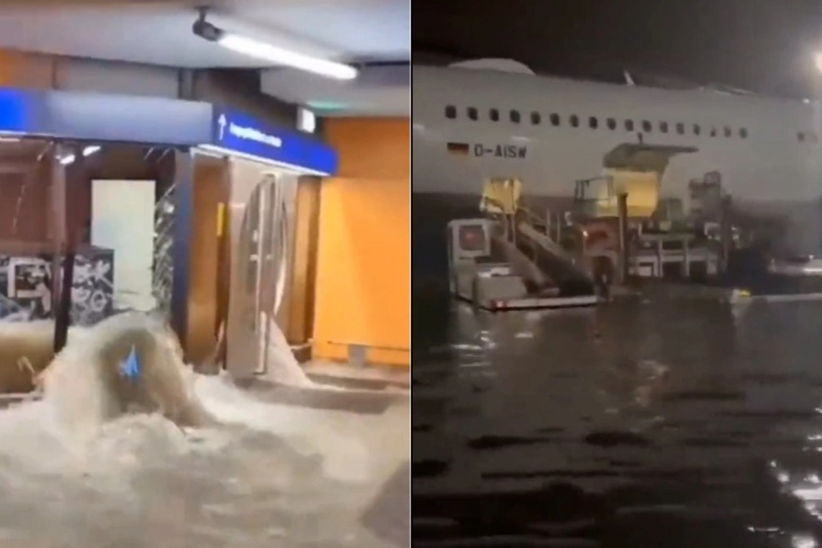 Πλημμύρισε το αεροδρόμιο της Φρανκφούρτης ‑ Ματαιώνονται οι πτήσεις