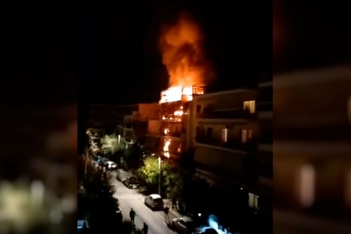 Ανω Πατήσια: Συγκλονιστικό βίντεο από τη φωτιά σε διαμέρισμα στην οποία έχασε τη ζωή της γυναίκα - «Καίγομαι, καλέστε βοήθεια»