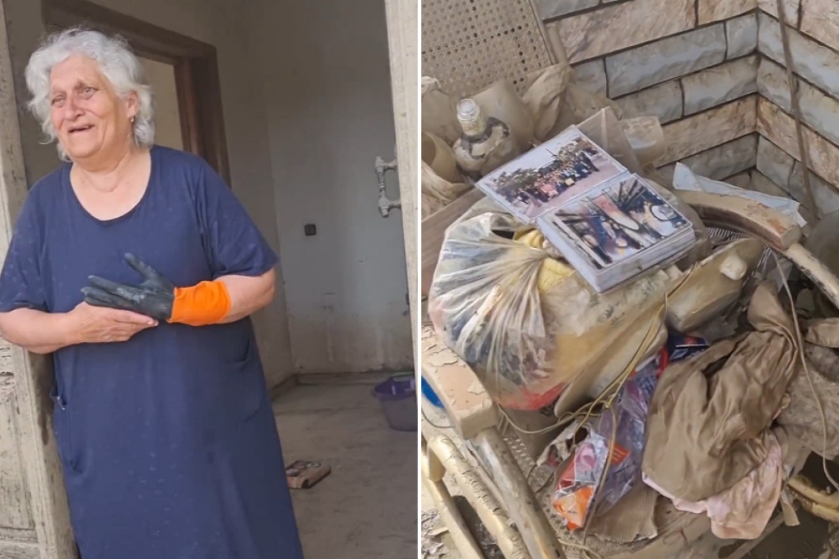 Θεσσαλία: Συγκινεί η ιστορία της ηλικιωμένης που μεγαλώνει μόνη της την εγγονούλα της μέσα στο πλημμυρισμένο σπίτι της