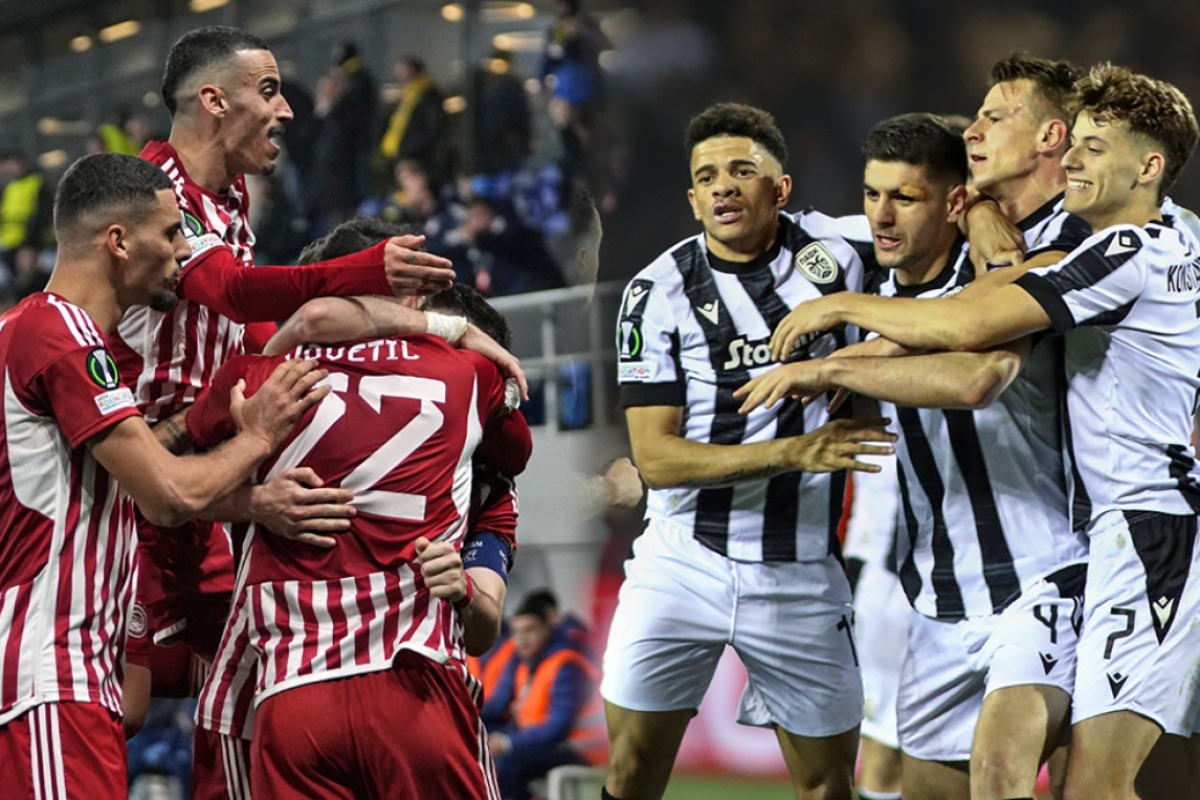 ΠΑΟΚ και Ολυμπιακός τρέλαναν την Ευρώπη και παραμένουν στο κυνήγι της 15ης θέσης