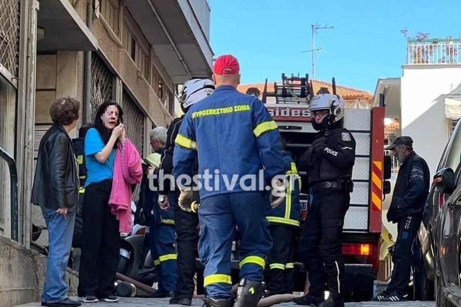 Πυρκαγιά σε διαμέρισμα στην Ανω Πόλη της Θεσσαλονίκης– Τρία άτομα στο νοσοκομείο