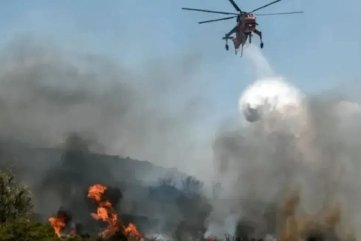Αμαλιάδα: Φωτιά σε έκταση στην Αετορράχη