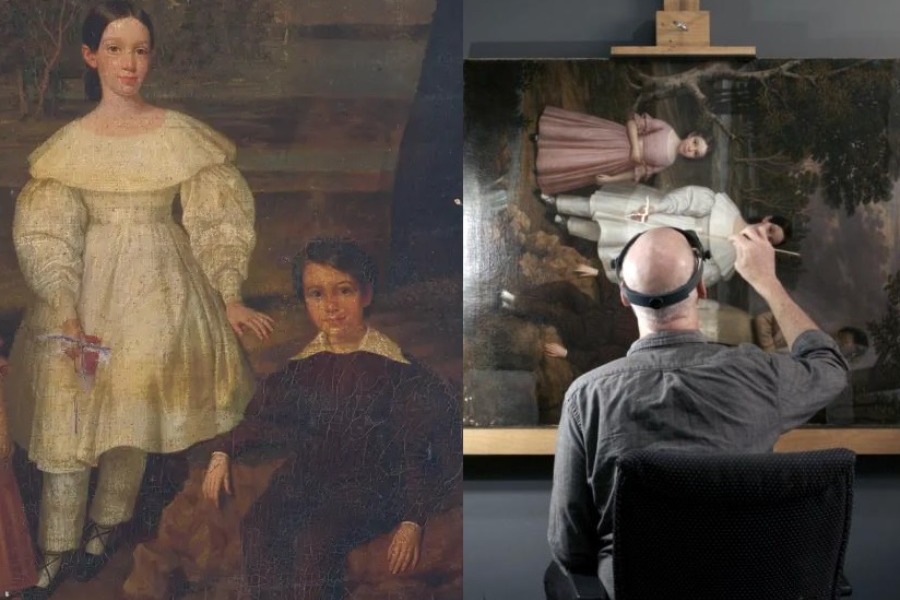 Ο πίνακας που... έκρυβε μυστικά: Το πριν και το μετά