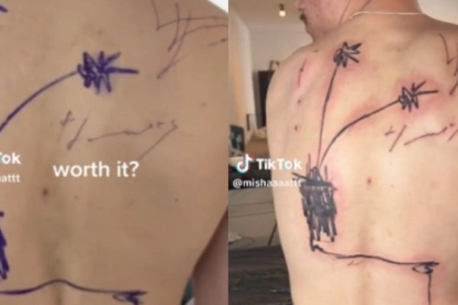 Το πιο κακοφτιαγμένο τατουάζ που χρεώθηκε 650 ευρώ