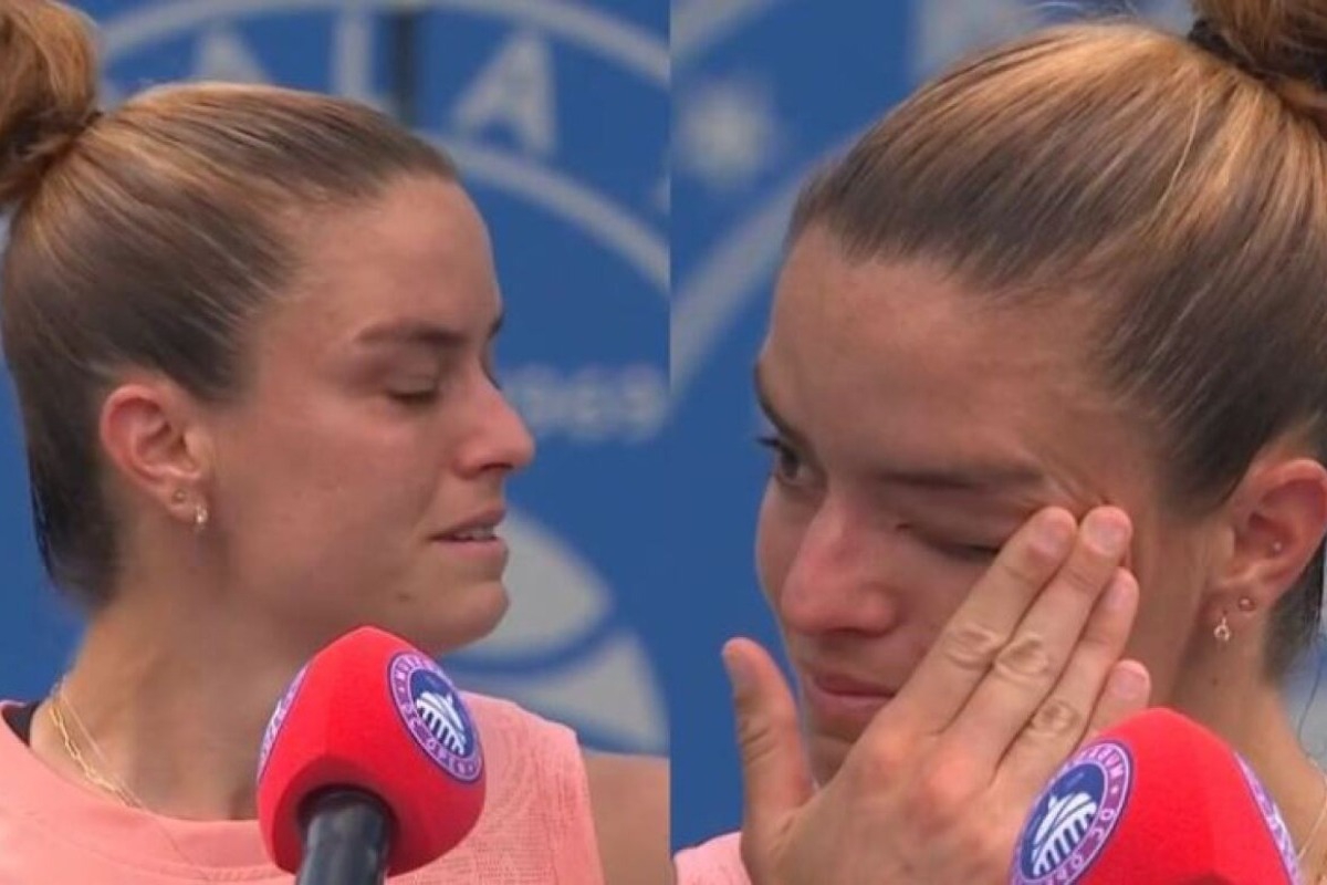 Μαρία Σάκκαρη: Τα δάκρυα στην Ουάσινγκτον μετά την ήττα της στον τελικό