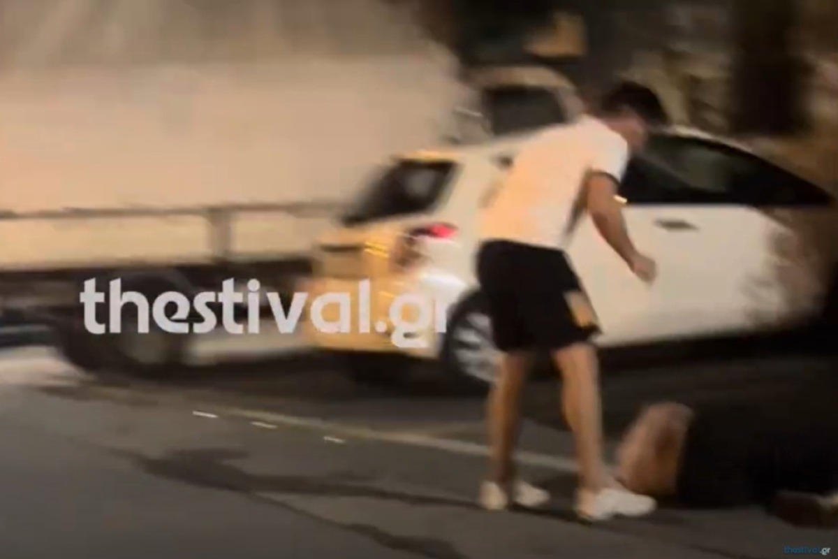Βίντεο: Αγριο επεισόδιο με Μαροκινό που παρενόχλησε κοπέλα στο κέντρο της Θεσσαλονίκης