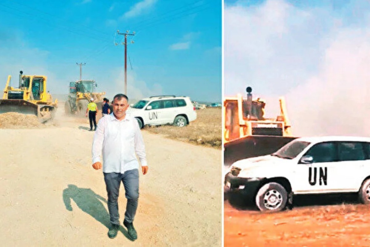 Προκλητικός Τουρκοκύπριος δήμαρχος για την επiθεση σε ΟΗΕ: «Αν δεν φύγουν τα οχήματά σας θα τα συντρίψουμε»