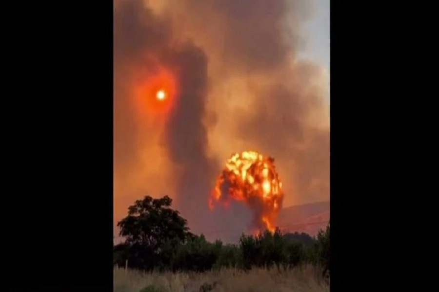 Βίντεο ‑ ντοκουμέντο από τη στιγμή της έκρηξης στη Νέα Αγχίαλο