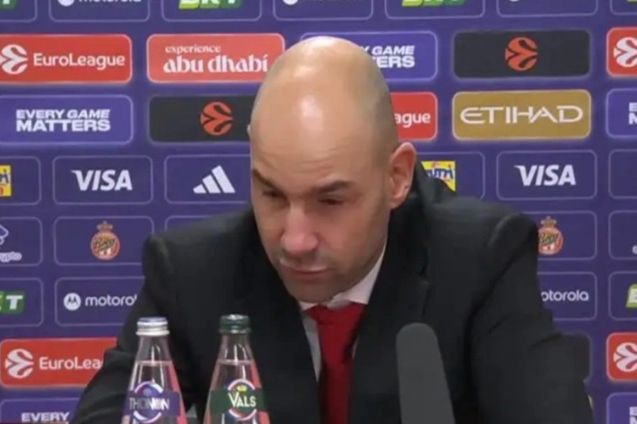 Ο Σπανούλης ήταν μόνος του στη συνέντευξη Τύπου της Μονακο: «Καλησπέρα στον κανέναν», δείτε βίντεο