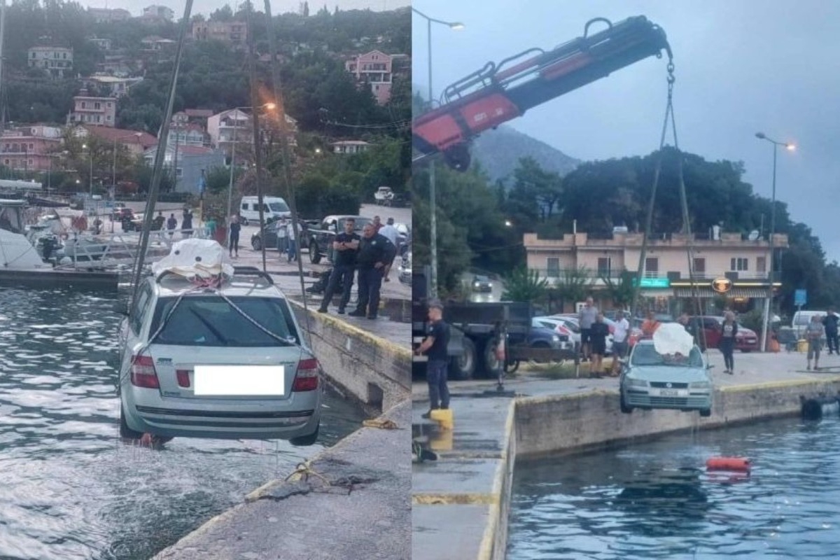 Τραγωδία στην Κεφαλονιά: Νεκρός ηλικιωμένος οδηγός ΙΧ που έπεσε στη θάλασσα