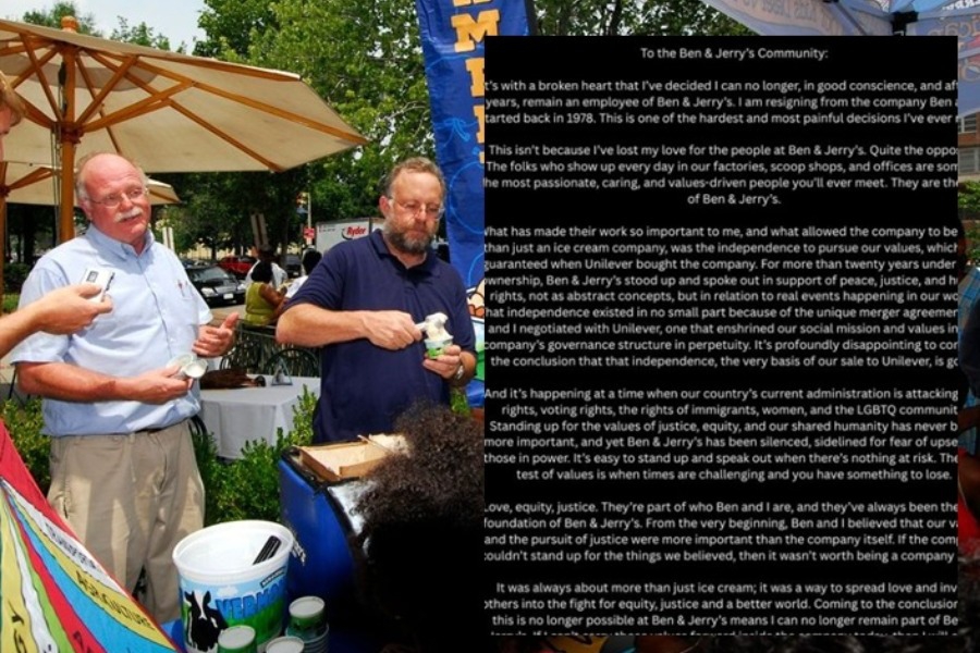 Γιατί παραιτήθηκε ο συνιδρυτής των Ben & Jerry`s, Jerry Greenfield, μετά από 47 χρόνια