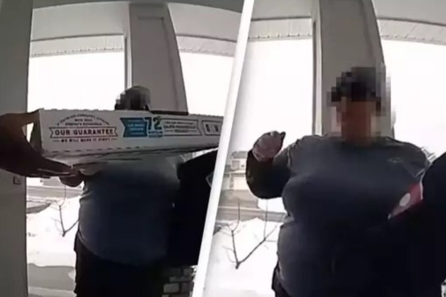 Ντελιβεράς έσωσε τη ζωή γυναίκας όταν του ψιθύρισε «βοήθεια»