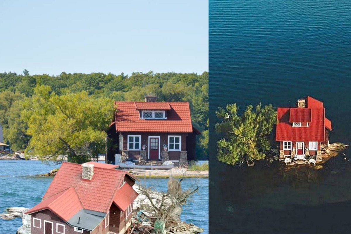 Το μικροσκοπικό νησί που έγινε παγκόσμιο φαινόμενο – και χωράει μετά βίας ένα σπίτι και ένα… δέντρο!