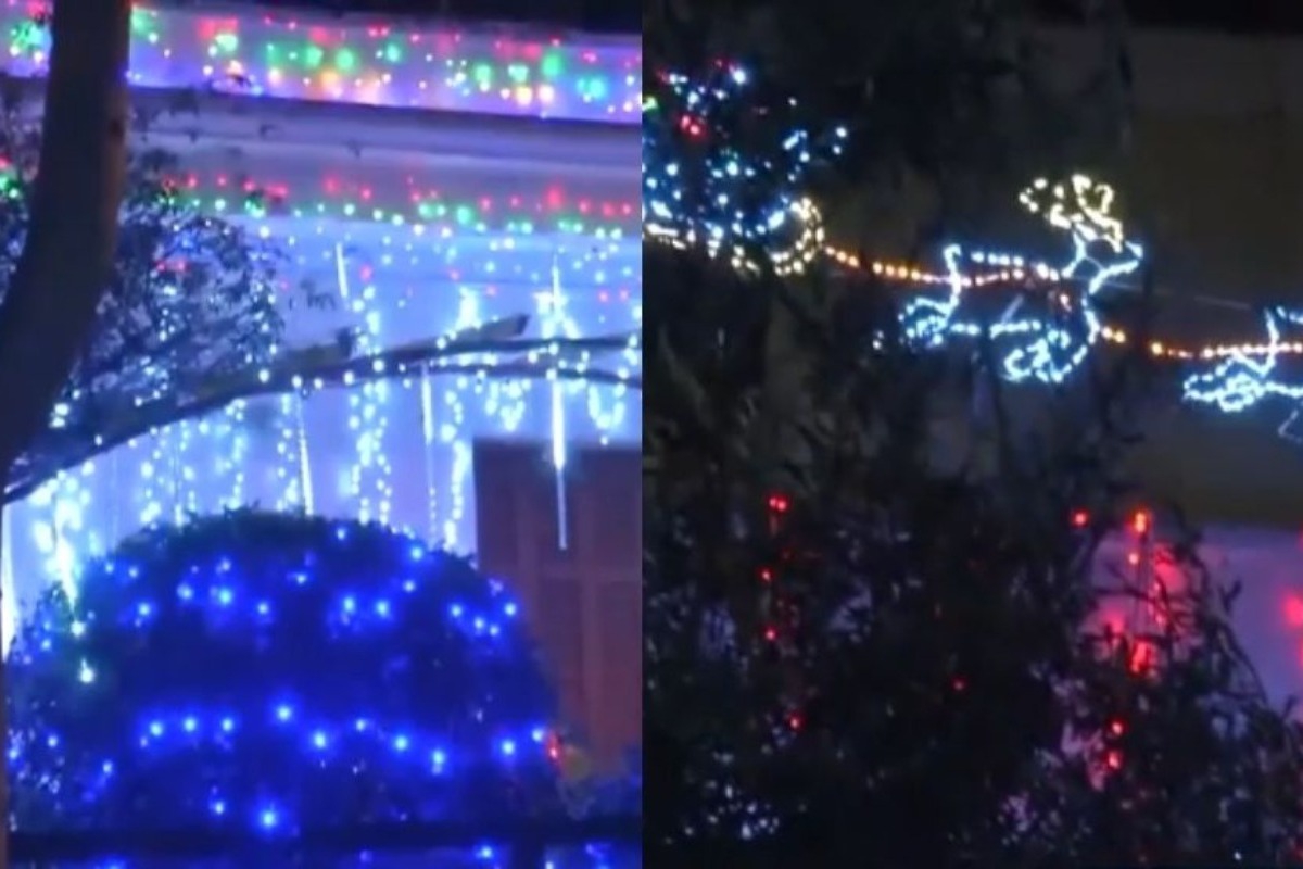 Χαλάνδρι: Αυτό είναι το πιο χριστουγεννιάτικο σπίτι στην Αθήνα ‑ Στολισμένο με 20.000 λαμπιόνια