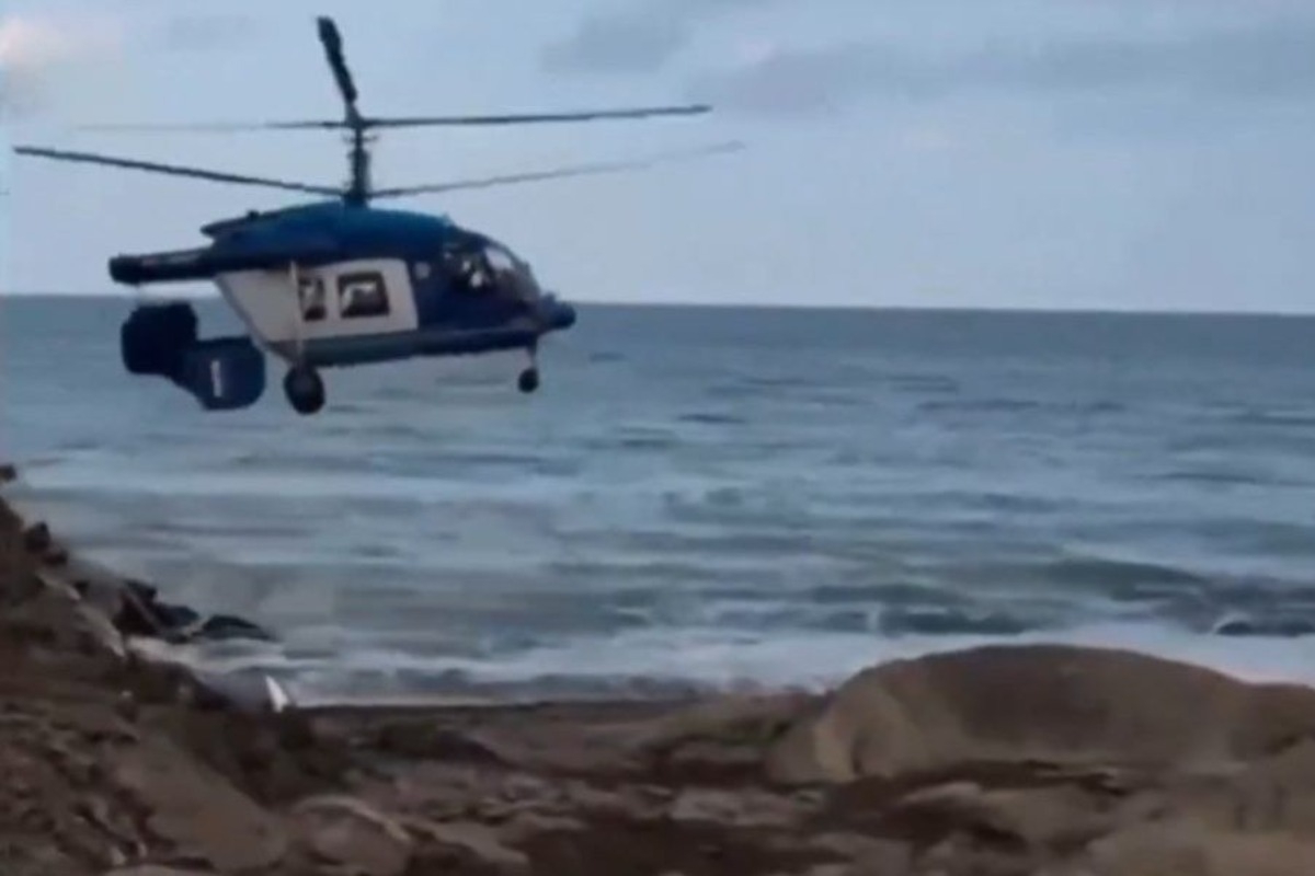 Η στιγμή της συντριβής ελικοπτέρου στο Νταγκεστάν ‑ 4 νεκροί