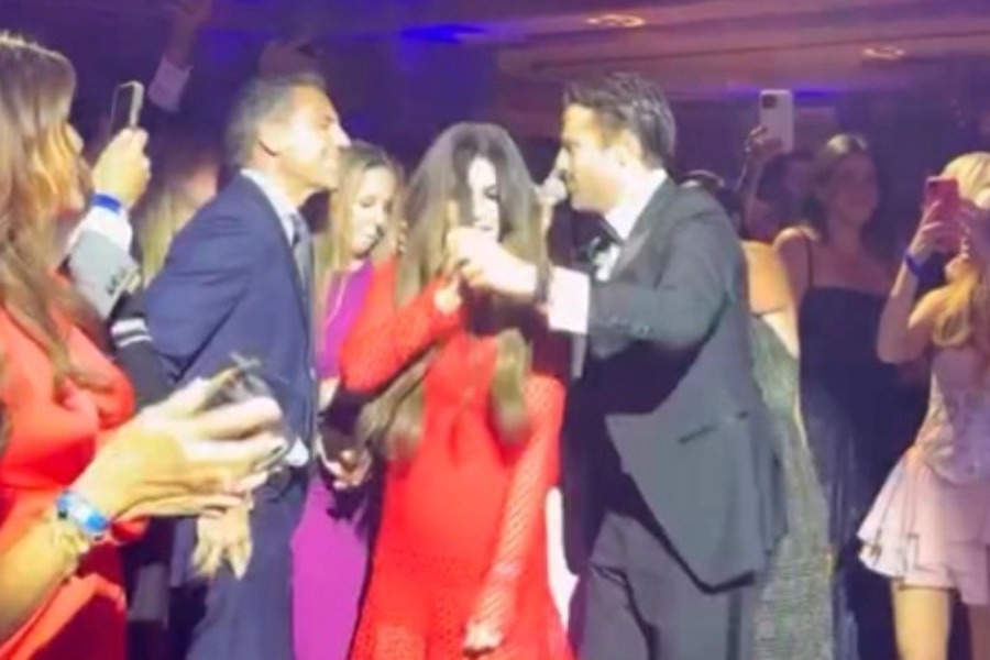 Ο χορός της Κίμπερλι Γκίλφοϊλ με τον Κωνσταντίνο Αργυρό σε φιλανθρωπικό γκαλά στο Λονδίνο