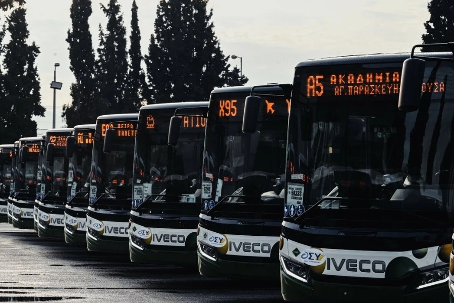 Στάση εργασίας στα λεωφορεία στις 17 Δεκεμβρίου - Ποιες ώρες τραβούν «χειρόφρενο» οι εργαζόμενοι