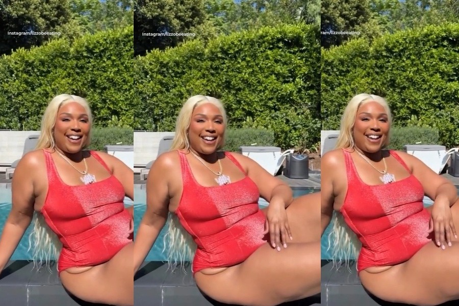 H Lizzo γιόρτασε την αλλαγή στη σιλουέτα της μετά το Ozempic με μαγιό α λα Πάμελα Αντερσον