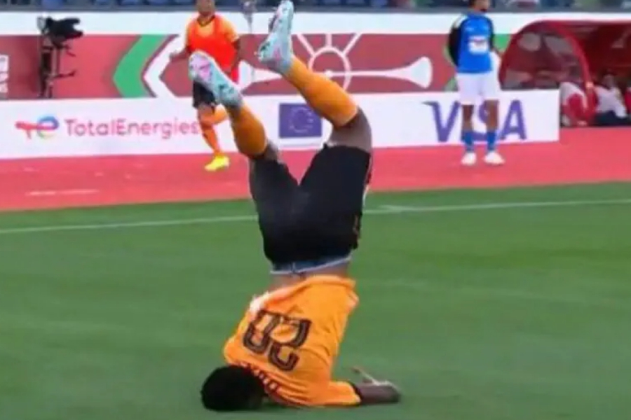 Παίχτης στο Κύπελλο Εθνών Αφρικής παραλίγο να σπάσει τον αυχένα του στον πανηγυρισμό
