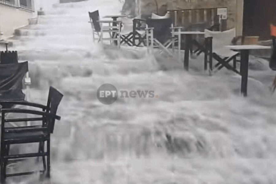 Προβλήματα από τις καταιγίδες σε Ζάκυνθο, Κεφαλονιά και Ηράκλειο