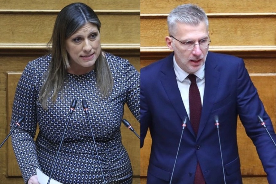 Eπίθεση Κωνσταντοπούλου στη σύζυγο Σκέρτσου ‑ «Bροχή» οι μηνύσεις και μια εξεταστική εκτός ορίων