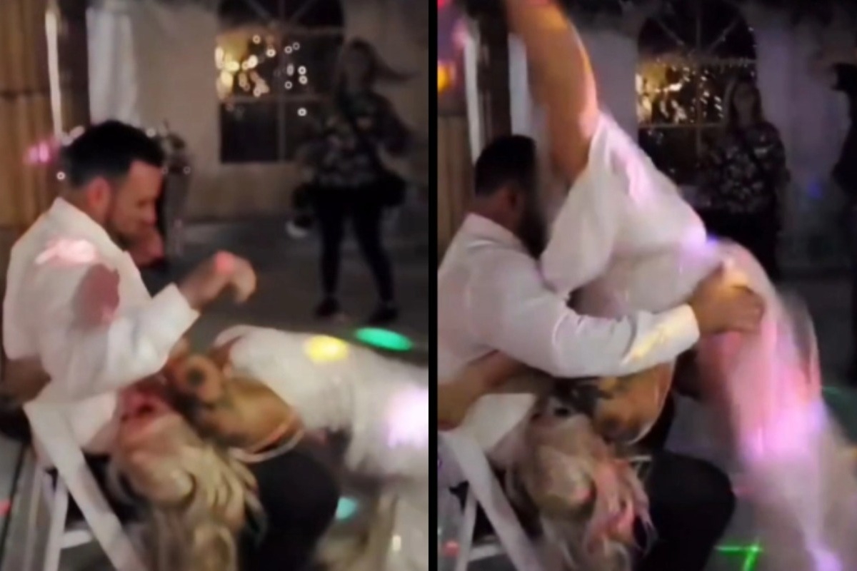 Η νύφη που έκανε viral το γάμο της: Το απίστευτο twerk στον σύζυγό της και η αμηχανία του κοινού