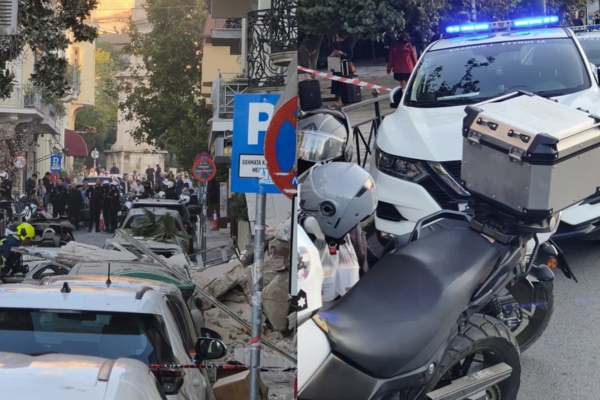 Ισχυρή έκρηξη σε κτήριο στην Πλάκα, τραυματίστηκε περαστικός, απεγκλωβίστηκαν δύο γυναίκες