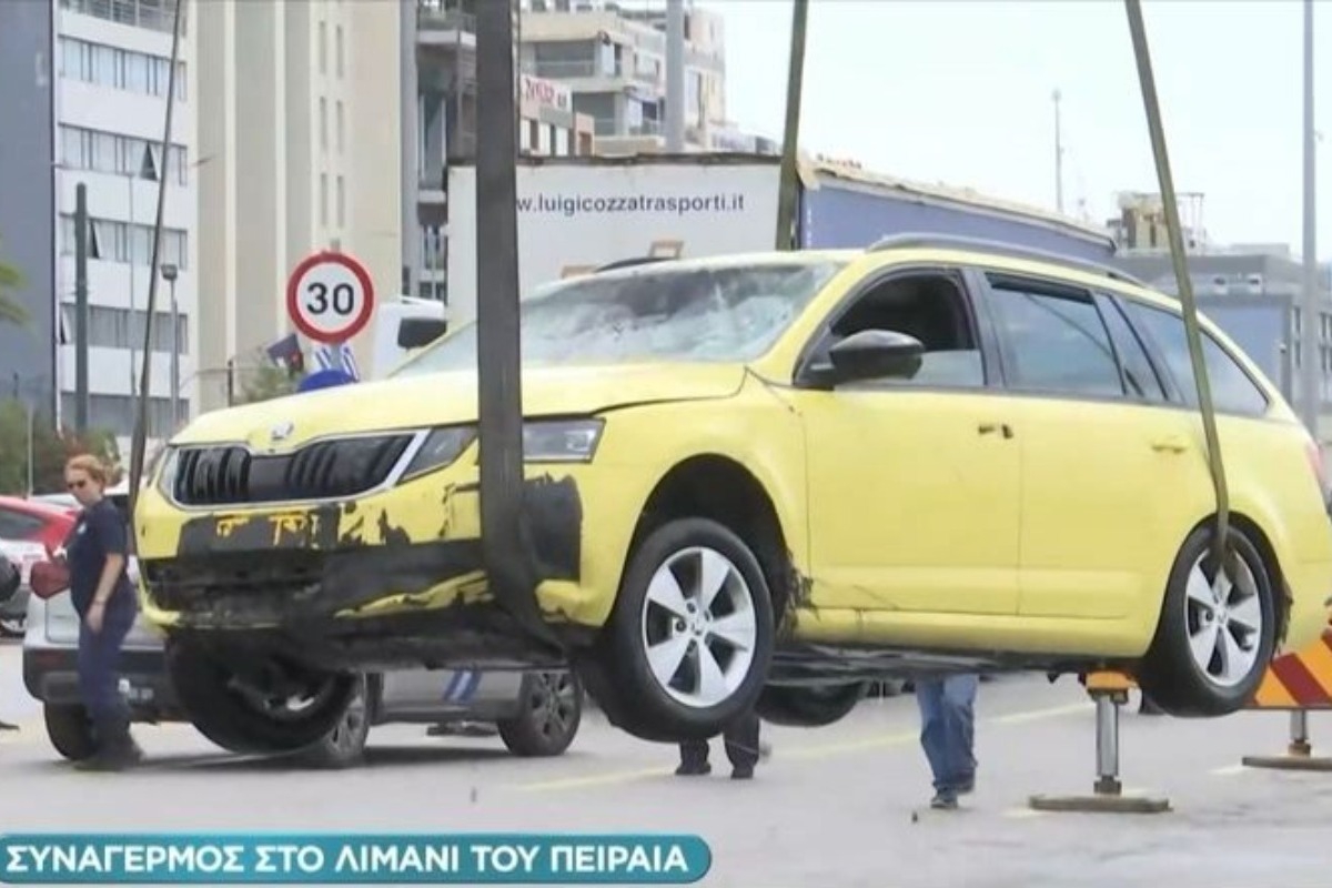 Τραγωδία στο λιμάνι του Πειραιά: Ταξί έπεσε στη θάλασσα – Νεκρός ο οδηγός
