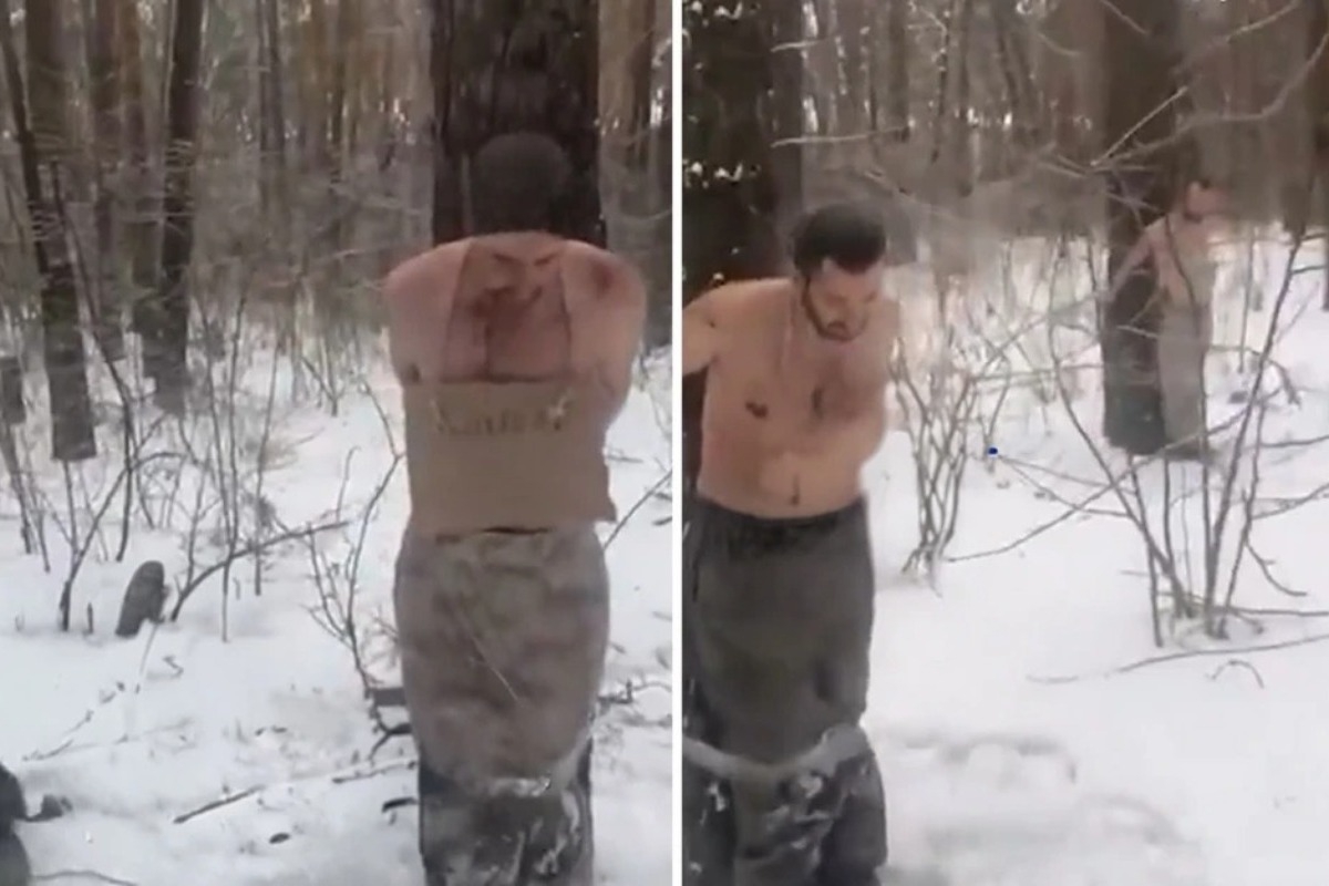 Σκληρή ρωσική τιμωρία στους λιποτάκτες: Τους δένουν ημίγυμνους σε δέντρα, μέσα στο χιόνι - Τον γύρο του διαδικτύου κάνει ένα βίντεο που δείχνει τον ρωσικό στρατό να τιμωρεί σκληρά τους λιποτάκτες στην Ουκρανία, δένοντας τους ημίγυμνους σε δέ