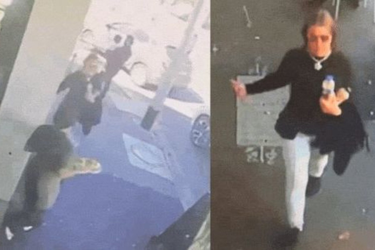 Η στιγμή που περαστική διασταυρώνεται με σερβιτόρα ‑ Της έσπασε δόντι με τον δίσκο