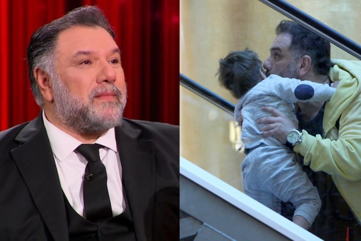 Γρηγόρης Αρναούτογλου: «Λύγισε» στο πλατό του Moments με την συγκινητική έκπληξη του γιου του