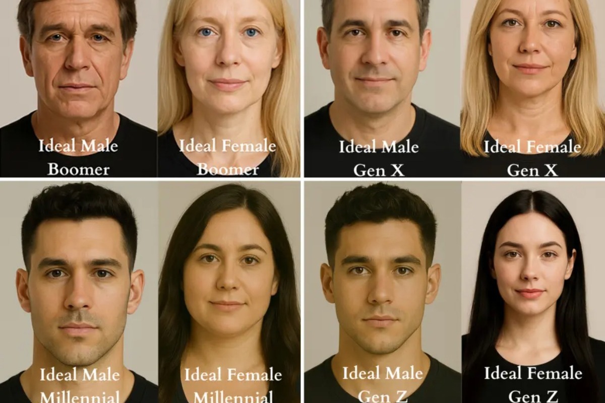 O «τέλειος» άνδρας και η «τέλεια» γυναίκα όπως τους βλέπει κάθε γενιά: Από τους Boomers στη GenZ