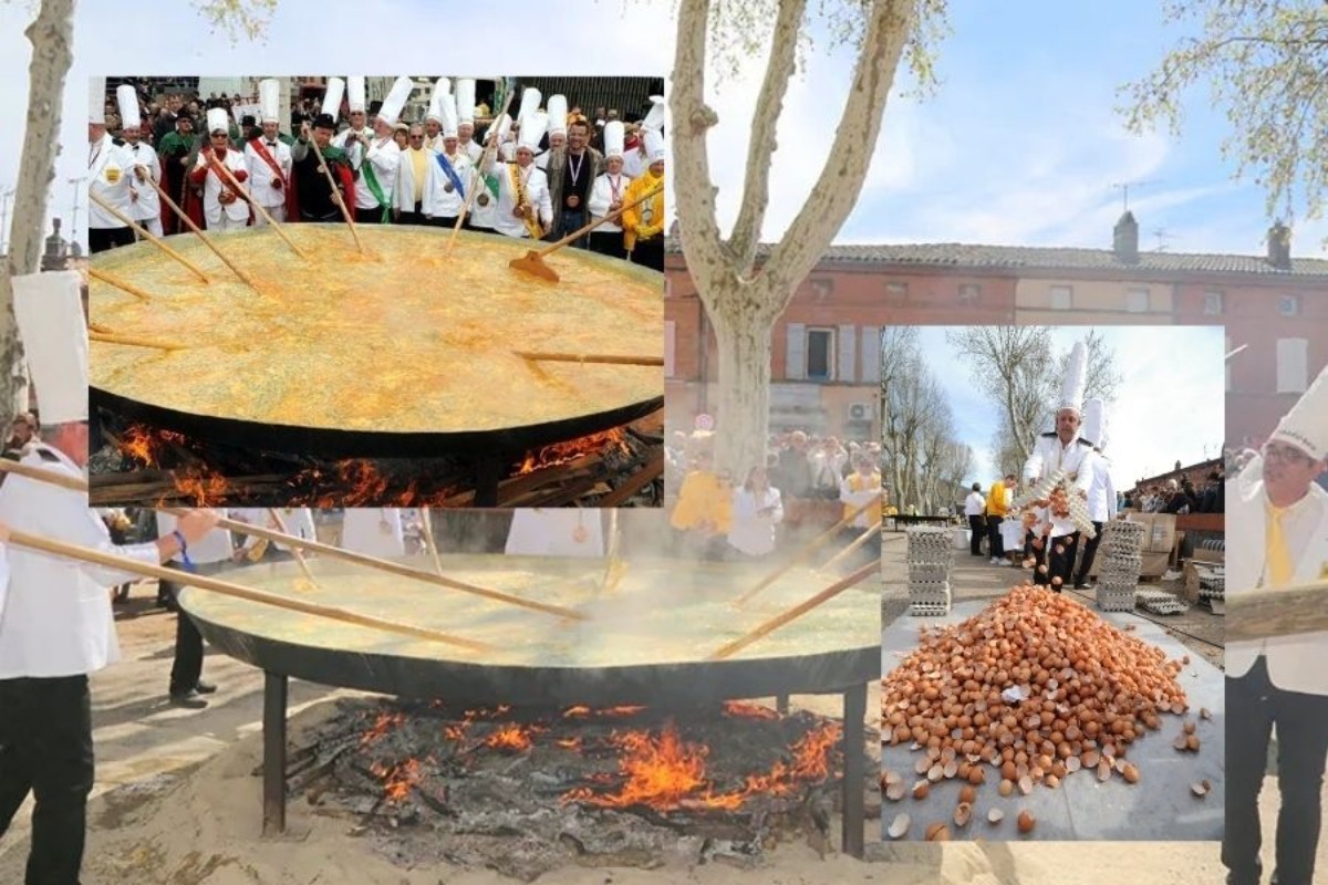 Το πιο απίθανο πασχαλινό έθιμο της Ευρώπης δε βάφει αυγά ‑ Φτιάχνει γιγάντια ομελέτα και τη μοιράζει σε χιλιάδες ανθρώπους