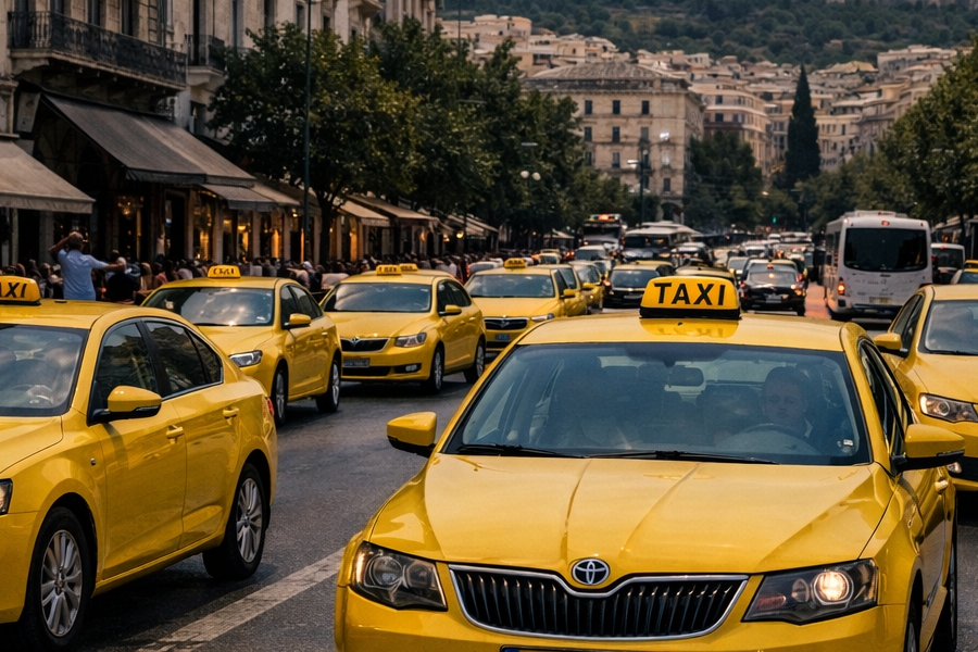 Xωρίς ταξί η Αθήνα σήμερα και αύριο λόγω 48ωρης απεργίας
